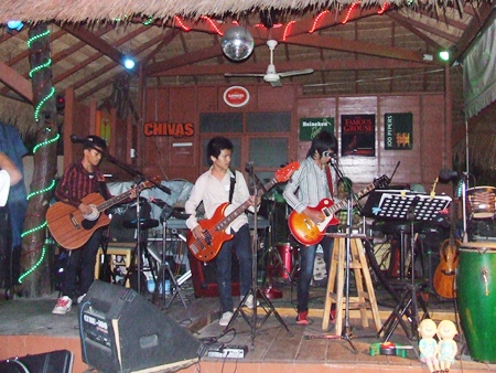 The Ban Jing Jai music band performs for charity.